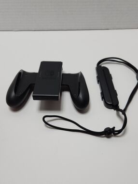 Nintendo Black Joy-Con Grip with Wrist Strap
